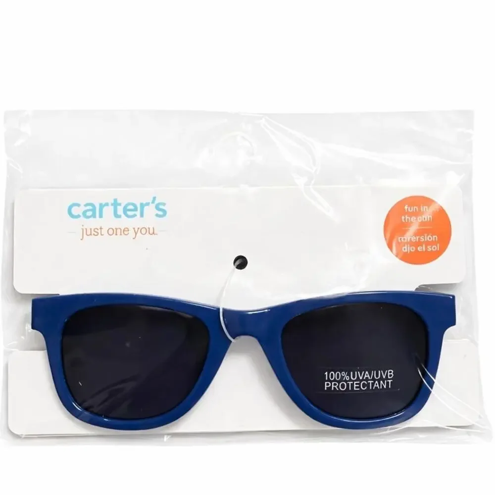 Carter's Just One For You Fun In The Sunglasses Blue Sz One Size 9pcs available